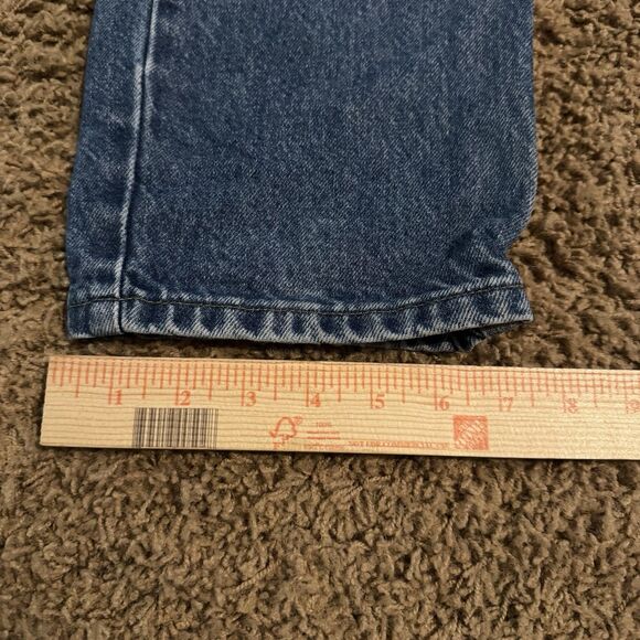 Carhartt Relaxed Fit Jeans Mens 36x34 Blue Cotton Work Denim Pants B17DST - Picture 8 of 9